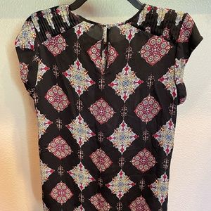 DR2 by Daniel Rainn Print Blouse Size Small
